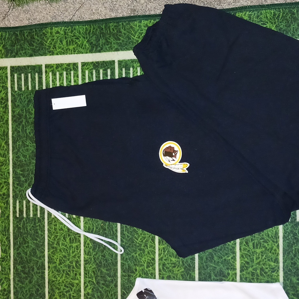 Washington Redskins Retro Vintage Black Dri Fit Joggers Sweatpants New With Tags